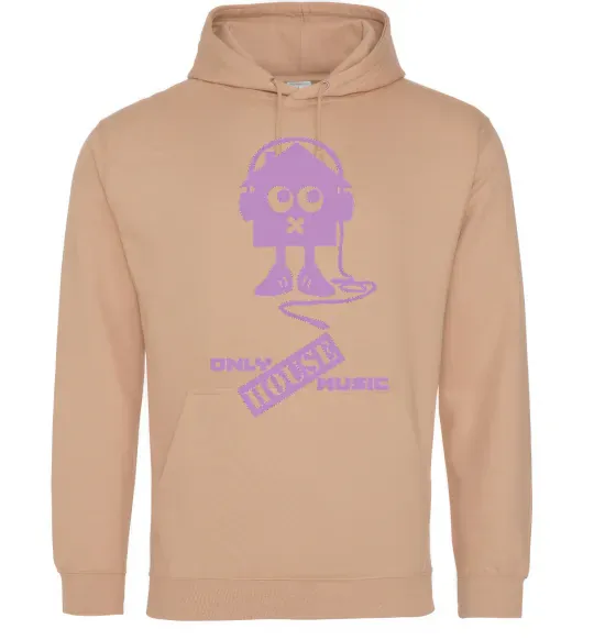 Жіноча толстовка (худі) ONLY HOUSE MUSIC Пісочний фото