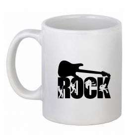 Чашка керамічна ROCK з гітарою Чашка керамічна ROCK з гітарою