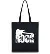 Эко-сумка ROCK з гітарою Черный фото