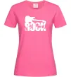 Женская футболка ROCK з гітарою Ярко-розовый фото