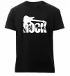 Мужская премиум футболка ROCK з гітарою Черный фото