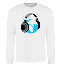 Свитшот MUSIC EARTH Белый фото