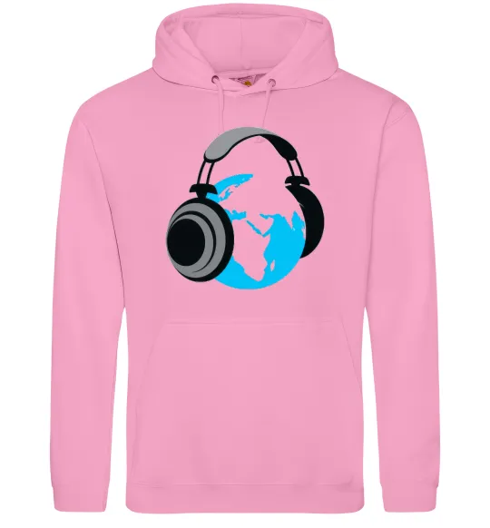 Чоловіча толстовка (худі) MUSIC EARTH Рожевий фото