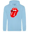Чоловіча толстовка (худі) ROLLING STONES Блакитний фото
