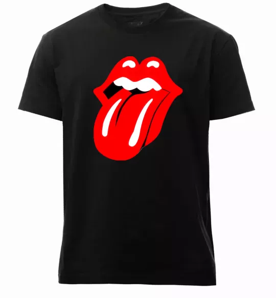 Мужская премиум футболка ROLLING STONES Черный фото