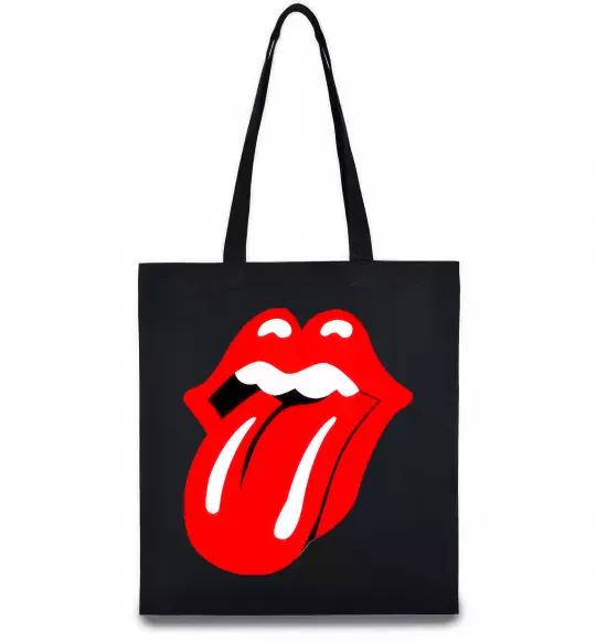 Еко-сумка ROLLING STONES Чорний фото