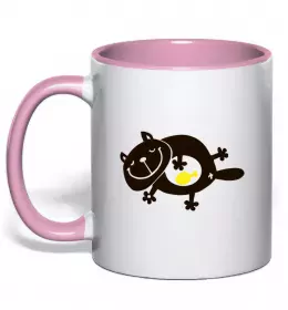 Чашка с цветной ручкой