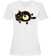 Жіноча футболка HAPPY FAT CAT Білий фото