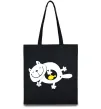 Эко-сумка HAPPY FAT CAT Черный фото