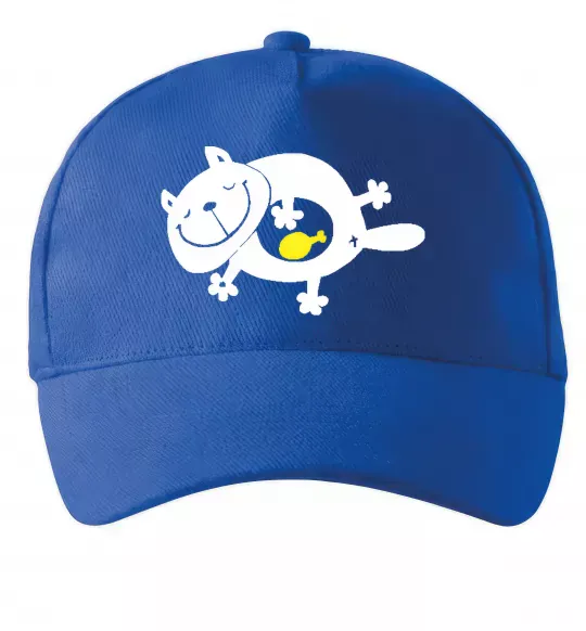 Кепка HAPPY FAT CAT Яскраво-синій фото