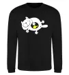 Світшот HAPPY FAT CAT Чорний фото