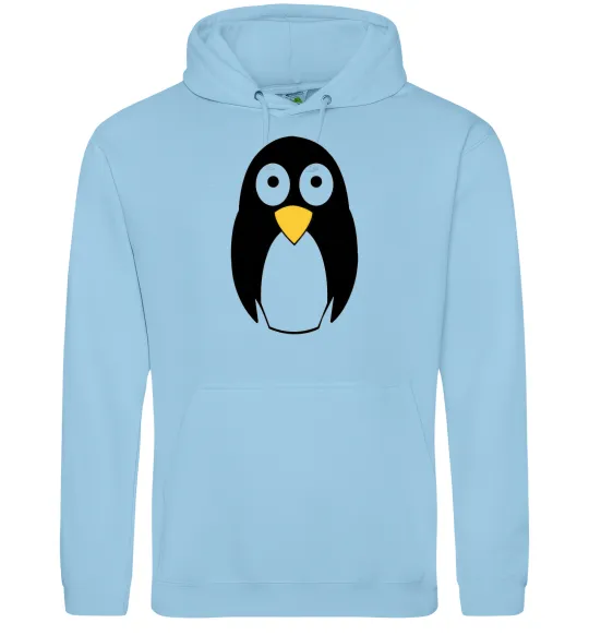 Жіноча толстовка (худі) POP-EYED PENGUIN Блакитний фото
