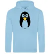 Жіноча толстовка (худі) POP-EYED PENGUIN Блакитний фото