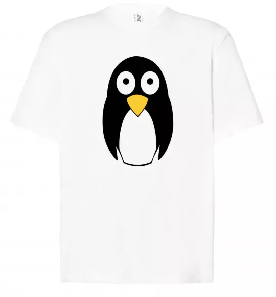 Футболка Оверсайз POP-EYED PENGUIN Белый фото