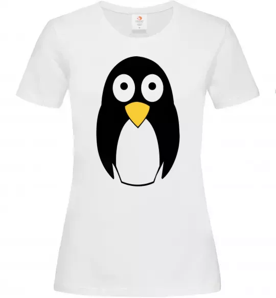 Жіноча футболка POP-EYED PENGUIN Білий фото