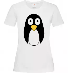 Жіноча футболка POP-EYED PENGUIN Білий фото
