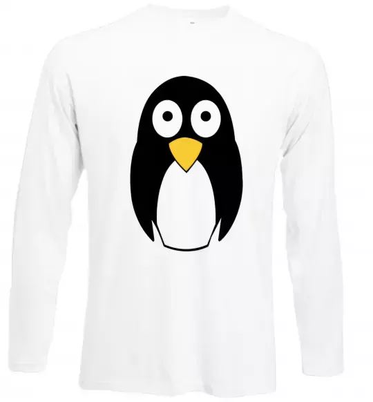 Лонгслів POP-EYED PENGUIN Білий фото