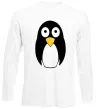 Лонгслів POP-EYED PENGUIN Білий фото