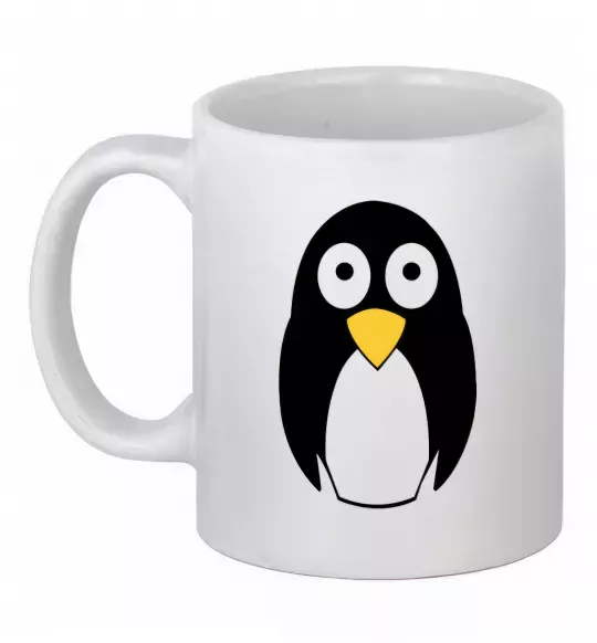 Чашка керамічна POP-EYED PENGUIN Білий фото