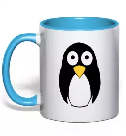 Чашка с цветной ручкой