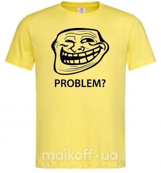 Чоловіча футболка PROBLEM? Лимонний фото