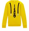 Детский Свитшот Краватка з підтяжками Солнечно желтый фото