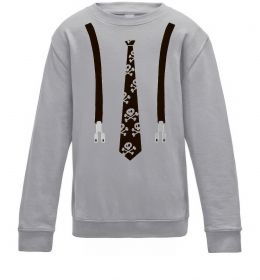 Детский Свитшот Краватка з підтяжками