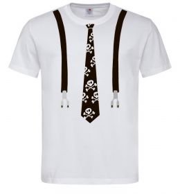 Чоловіча футболка Краватка з підтяжками Чоловіча футболка Краватка з підтяжками