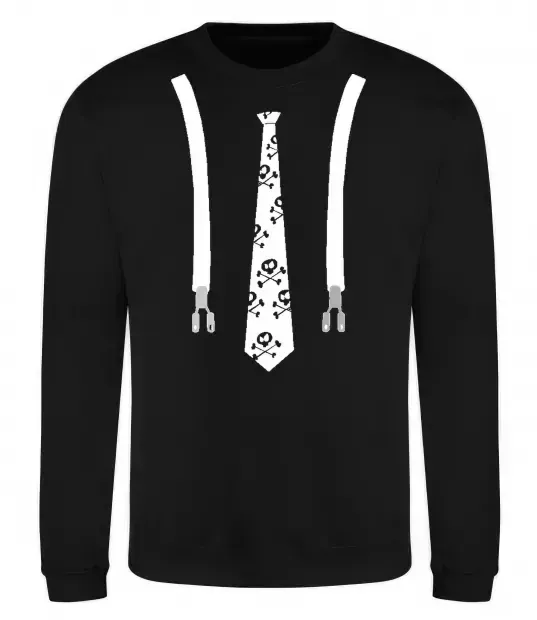 Свитшот Краватка з підтяжками Черный фото