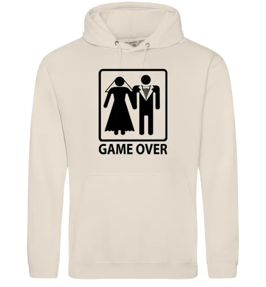 Чоловіча толстовка (худі) GAME OVER BLACK Таш фото