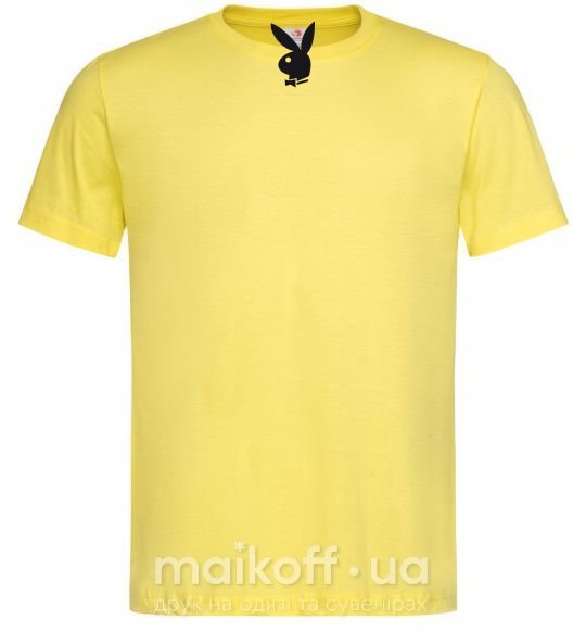 Чоловіча футболка PLAYBOY BUNNY Лимонний фото