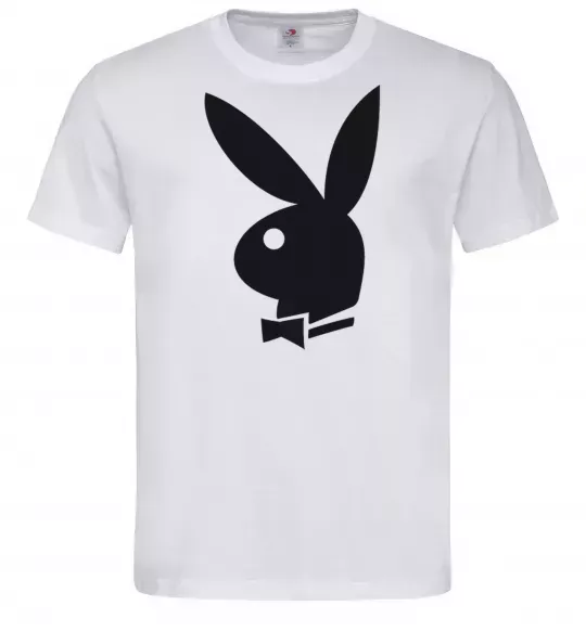 Мужская футболка PLAYBOY BUNNY Белый фото