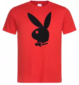 Мужская футболка PLAYBOY BUNNY Красный фото