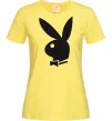 Женская футболка PLAYBOY BUNNY Лимонный фото