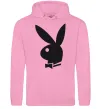 Женская толстовка (худи) PLAYBOY BUNNY Розовый фото