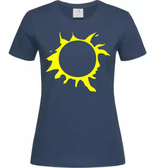 Жіноча футболка КИНО Темно-синій фото