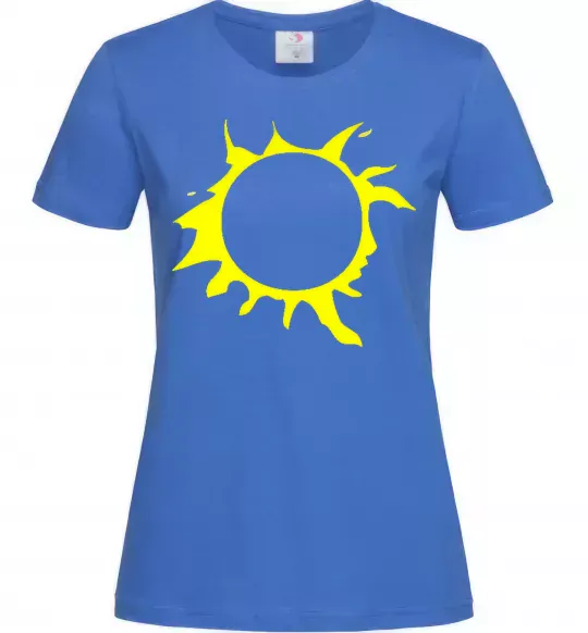 Жіноча футболка КИНО Яскраво-синій фото