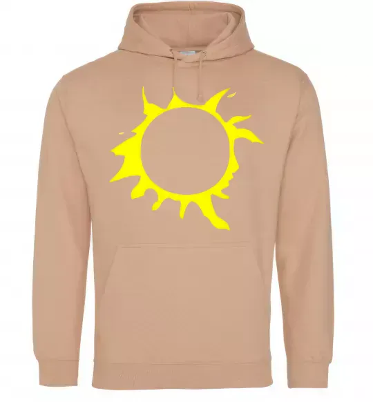 Женская толстовка (худи) КИНО Песочный фото