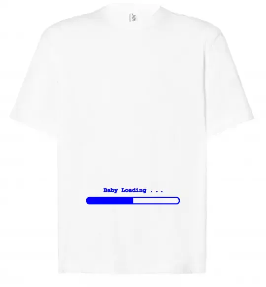Футболка Оверсайз BABY LOADING Белый фото