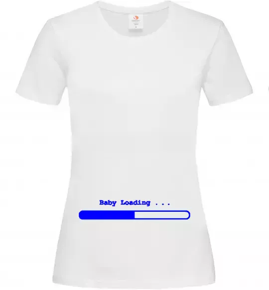 Женская футболка BABY LOADING Белый фото