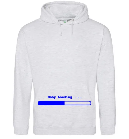 Жіноча толстовка (худі) BABY LOADING Сірий меланж фото
