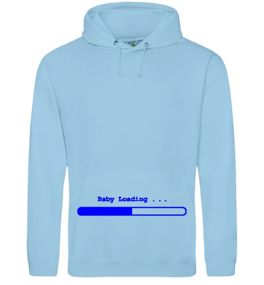 Жіноча толстовка (худі) BABY LOADING Блакитний фото