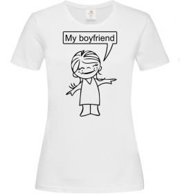 Женская футболка MY BOYFRIEND