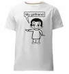 Мужская премиум футболка MY GIRLFRIEND Белый Мужская премиум футболка MY GIRLFRIEND Белый фото