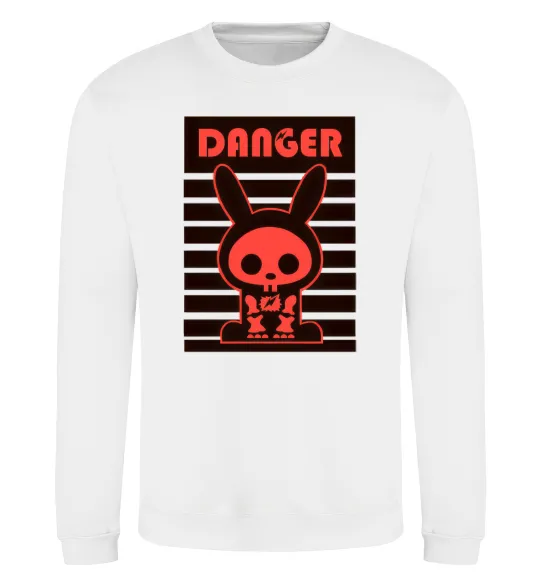 Свитшот DANGER RABBIT Белый фото
