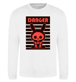 Світшот DANGER RABBIT Білий фото