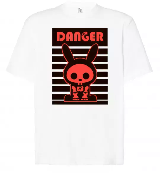 Футболка Оверсайз DANGER RABBIT Білий фото