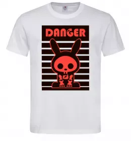 Чоловіча футболка DANGER RABBIT Білий фото