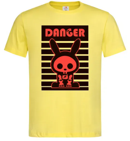 Чоловіча футболка DANGER RABBIT Лимонний фото