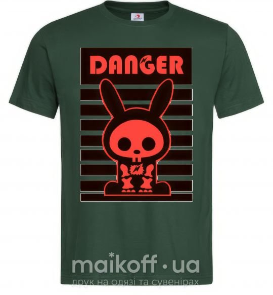 Чоловіча футболка DANGER RABBIT Темно-зелений фото